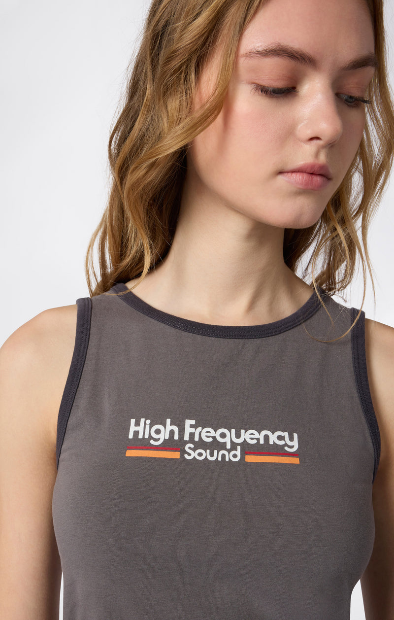 Débardeur Ringer avec Graphique pour Femme