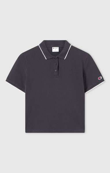 Damen Cropped Poloshirt