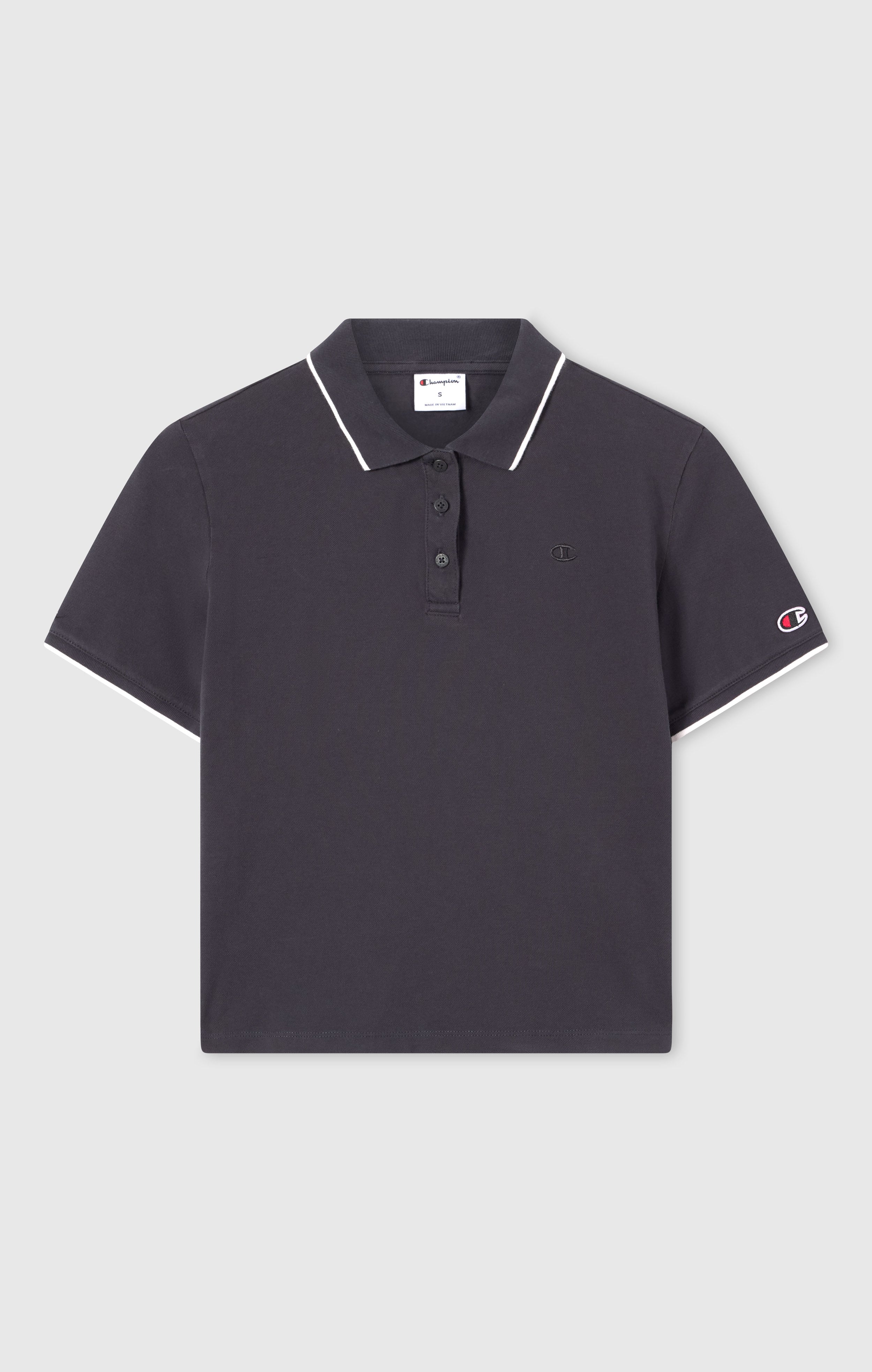 Damen Cropped Poloshirt