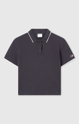 Damen Cropped Poloshirt