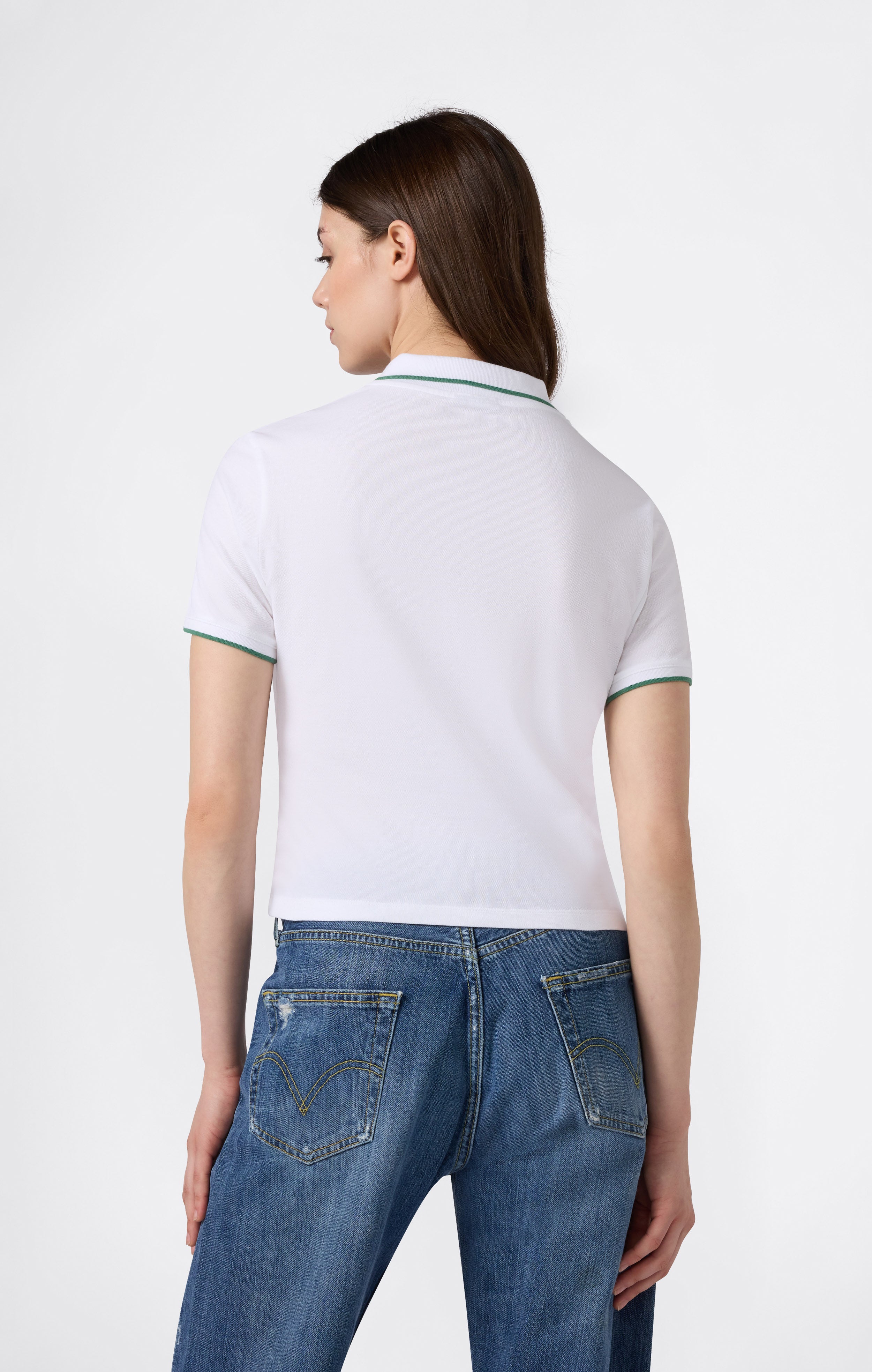 Women’s Cropped Polo Shirt