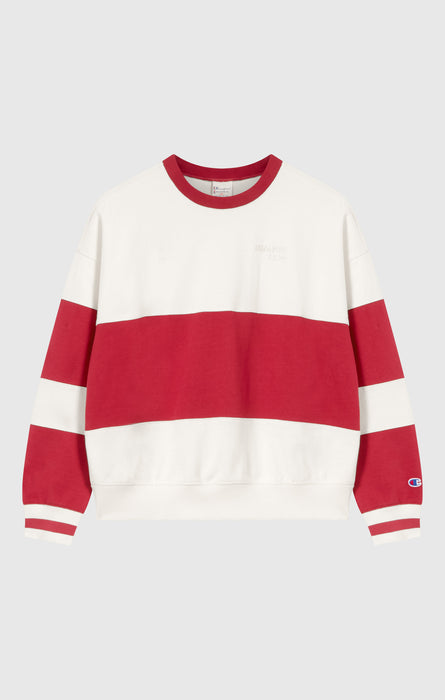 Women’s Striped Crewneck Sweatshirt