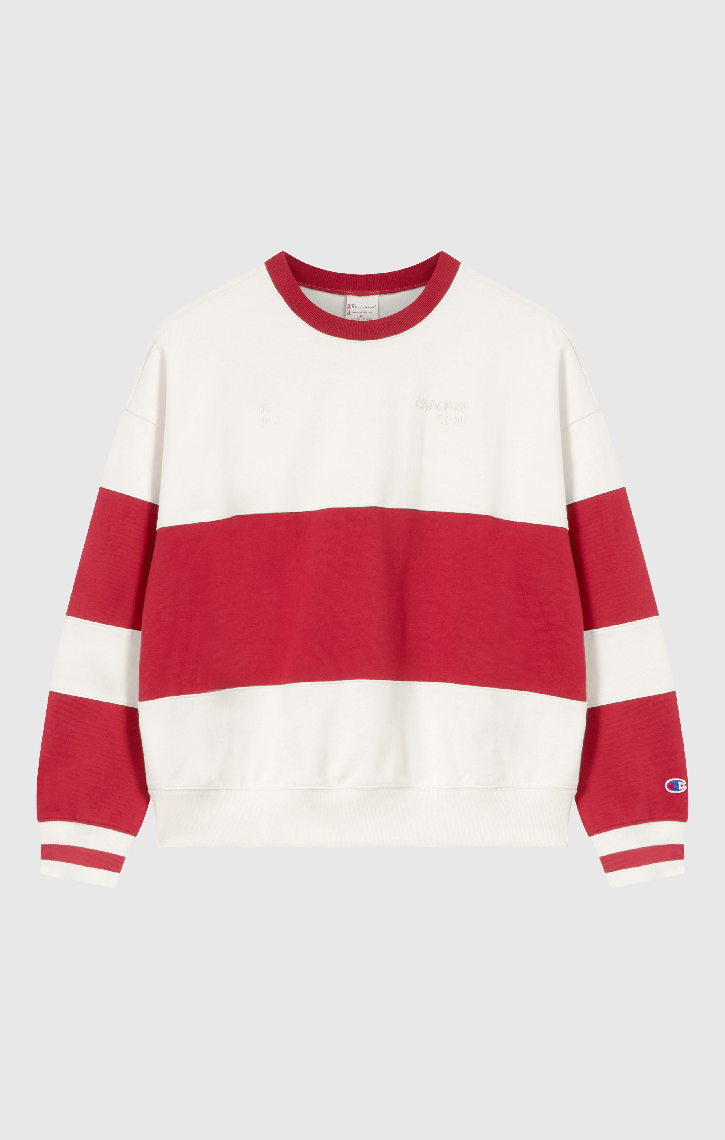 Women’s Striped Crewneck Sweatshirt