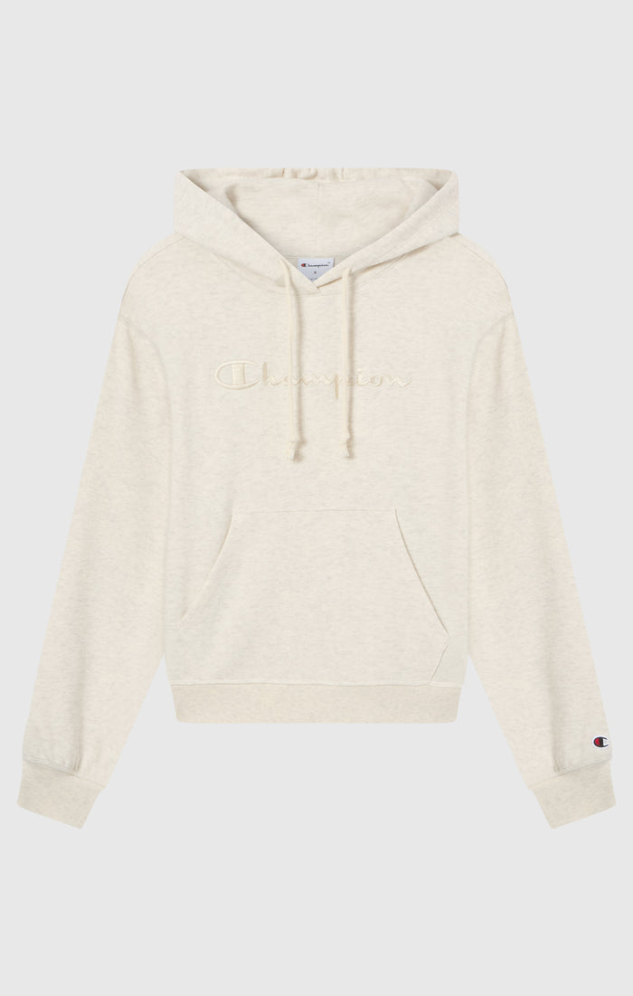 Women’s Lightweight Hooded Sweatshirt with Tonal Embroidered Maxi Logo Icons