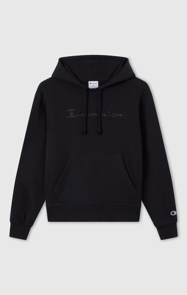 Felpa Leggera con Cappuccio e Maxi Logo Tonal Ricamato Donna Icons