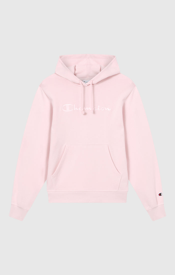 Sweat Léger à Capuche avec Maxi Logo Ton sur Ton Brodé pour Femme Icons