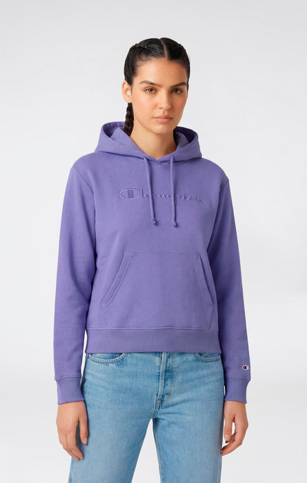 Women’s Lightweight Hooded Sweatshirt with Tonal Embroidered Maxi Logo Icons