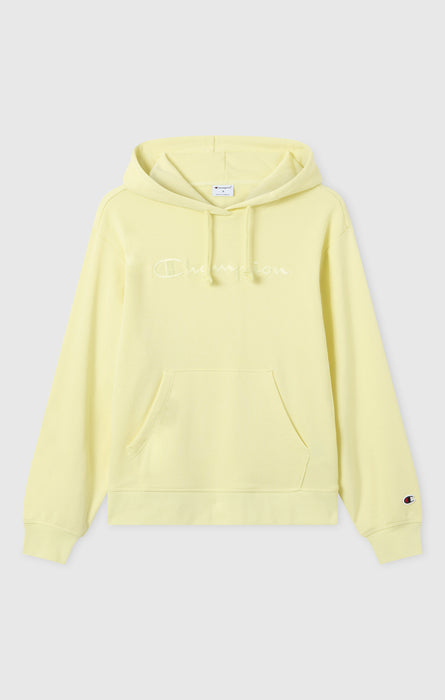 Sweat Léger à Capuche avec Maxi Logo Ton sur Ton Brodé pour Femme Icons