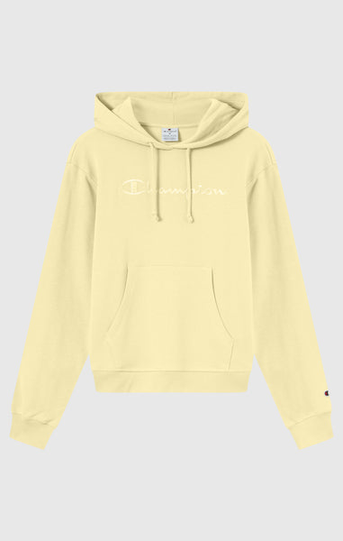 Sweat Léger à Capuche avec Maxi Logo Ton sur Ton Brodé pour Femme Icons