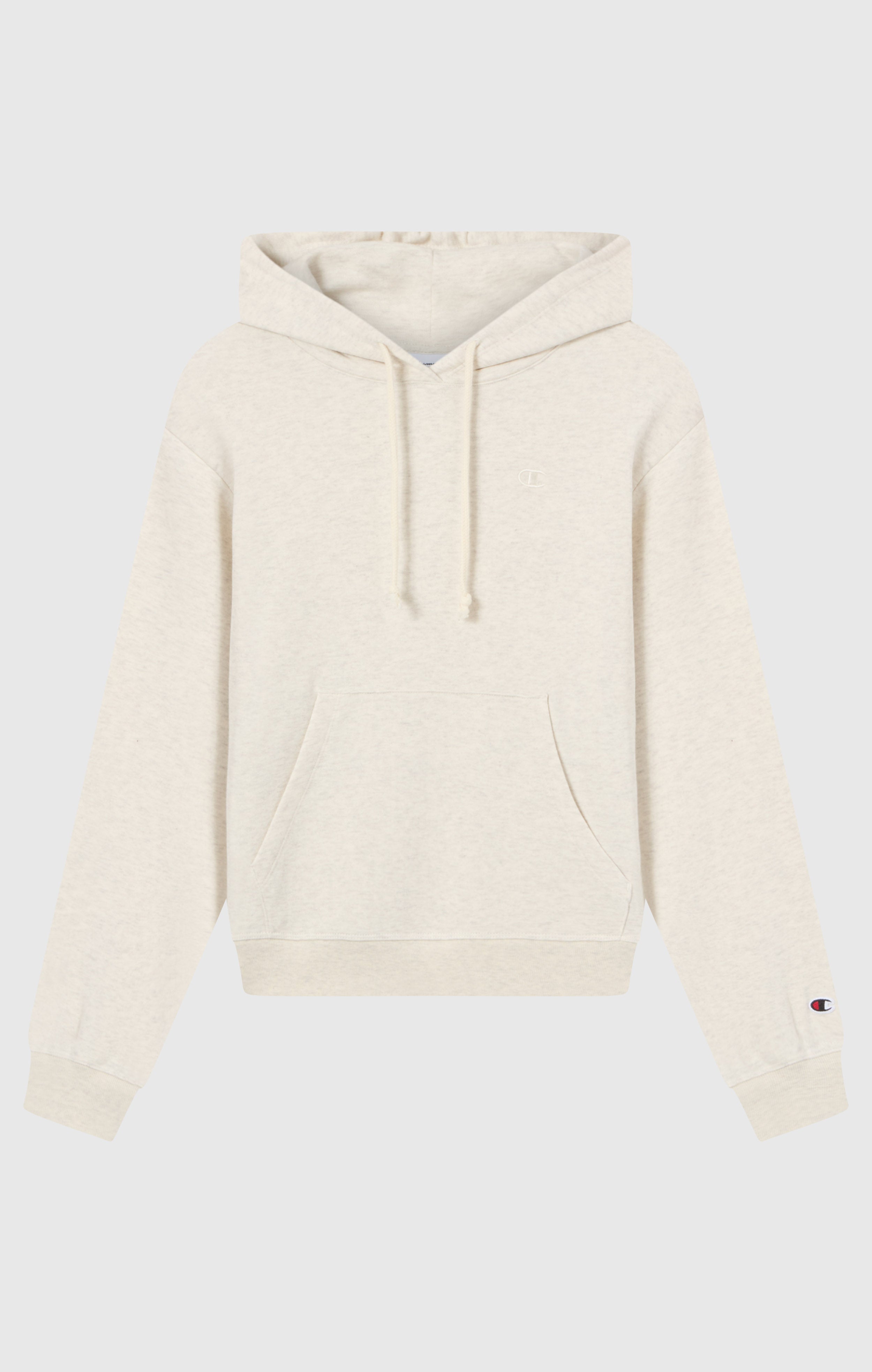 Leichter Damen Hoodie mit ton-in-ton gesticktem „C“-Logo Icons