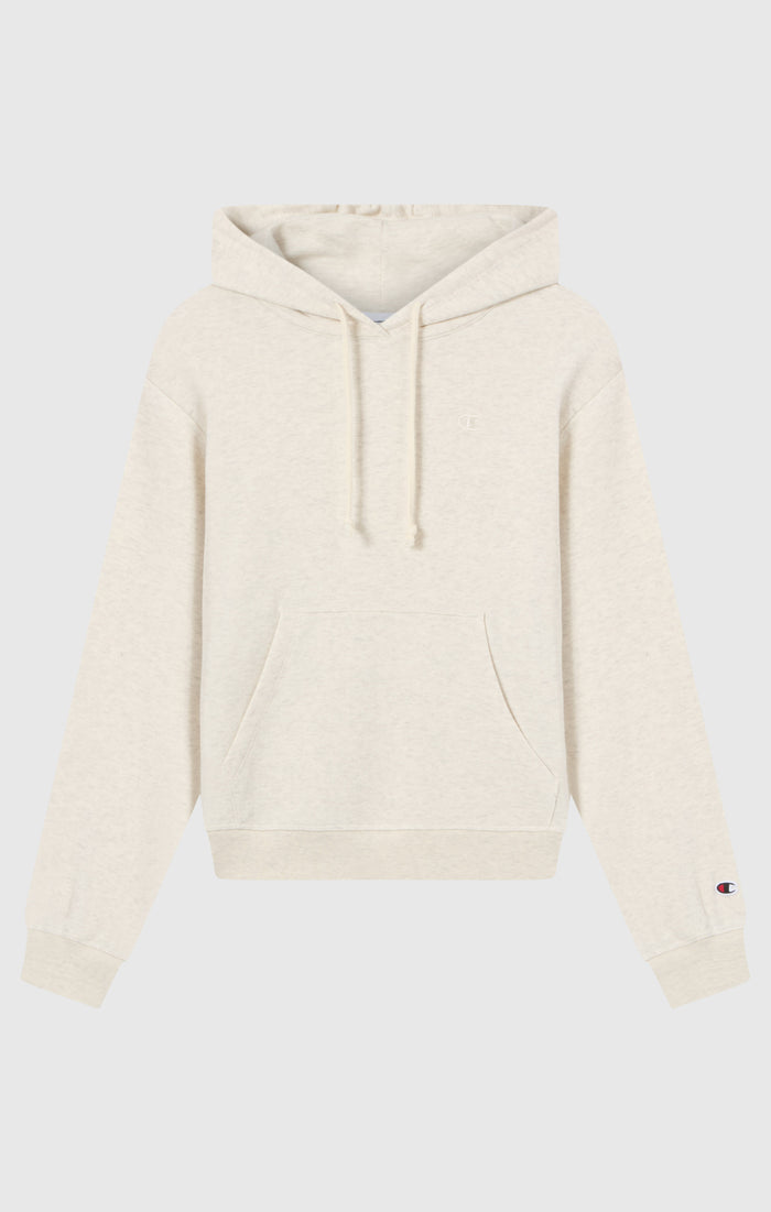 Women’s Lightweight Hooded Sweatshirt with Tonal Embroidered “C” Logo Icons