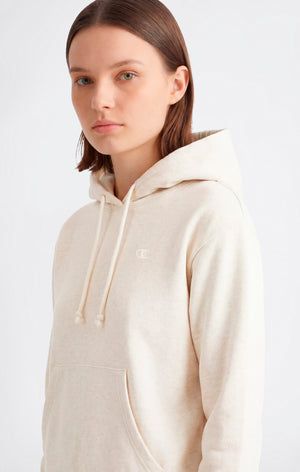 Leichter Damen Hoodie mit ton-in-ton gesticktem „C“-Logo Icons
