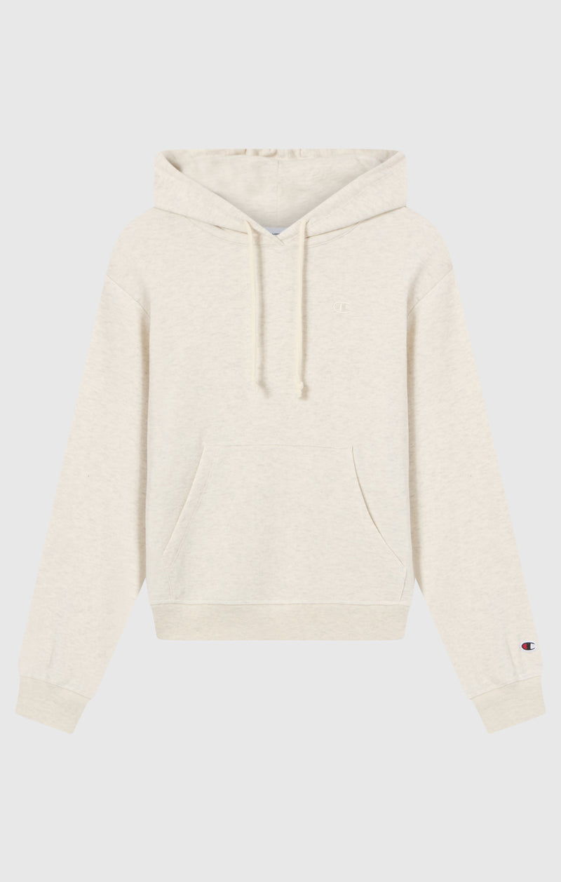 Felpa Leggera con Cappuccio e "C" Logo Tonal Ricamato Donna Icons
