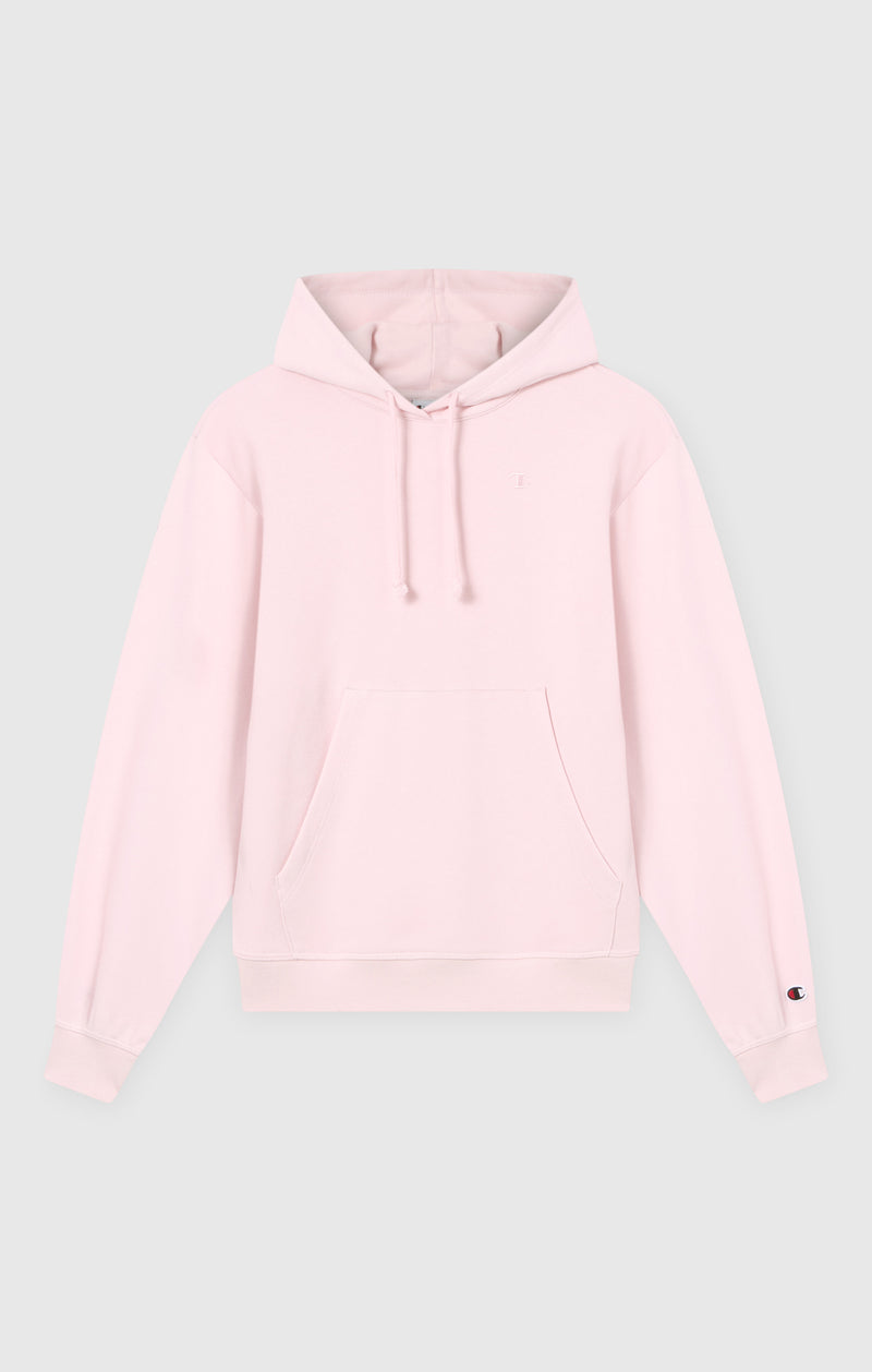 Women’s Lightweight Hooded Sweatshirt with Tonal Embroidered “C” Logo Icons