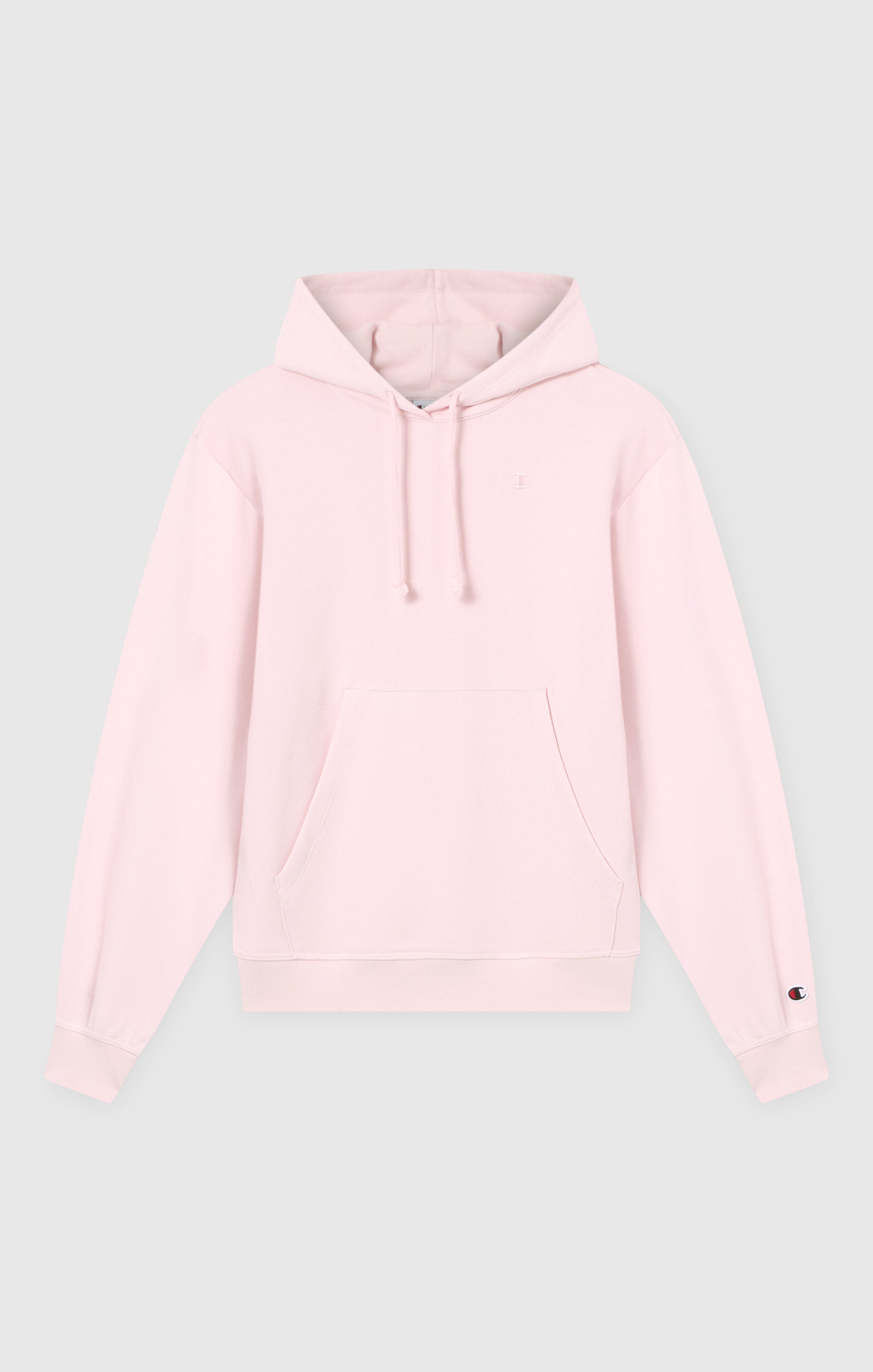 Women’s Lightweight Hooded Sweatshirt with Tonal Embroidered “C” Logo Icons