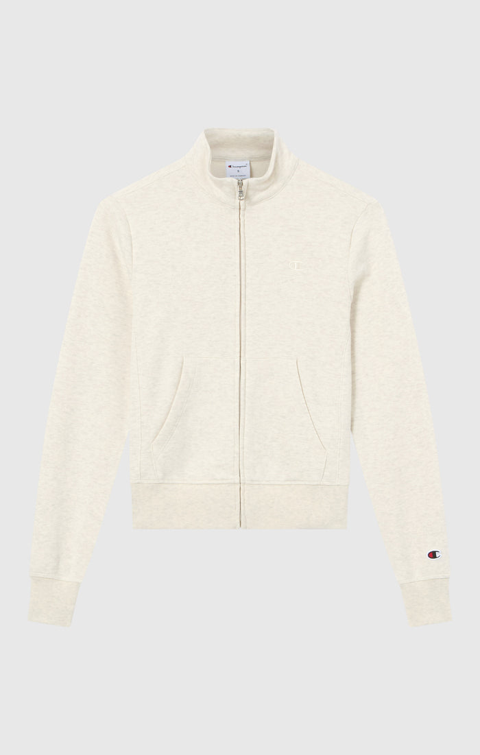 Sweat Léger avec Zip Intégral et Logo “C” Ton sur Ton Brodé pour Femme Icons