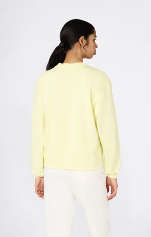 Sweat Léger Col Rond avec Logo “C” Ton sur Ton Brodé pour Femme Icons