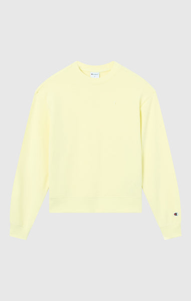 Felpa Leggera Girocollo con Logo “C” Tonal Ricamato Donna Icons