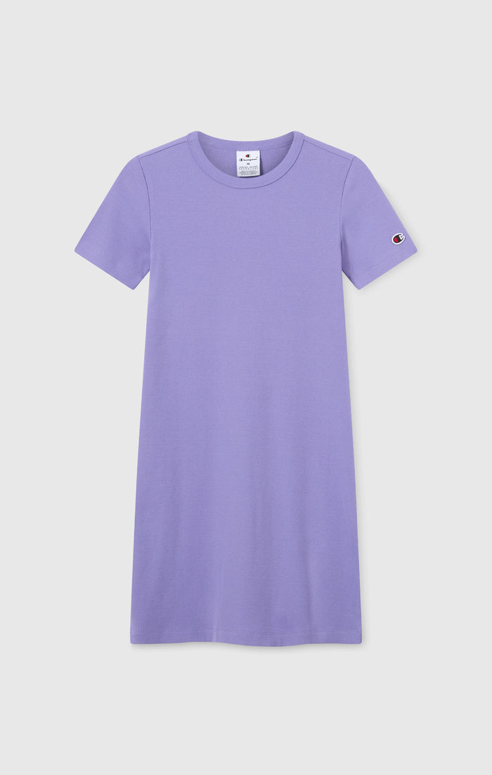 Damen Stretch-Rippkleid Icons