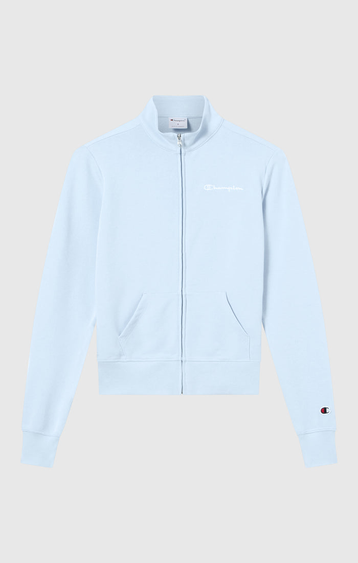 Women’s Lightweight Full Zip Sweatshirt with Contrast Logo Icons