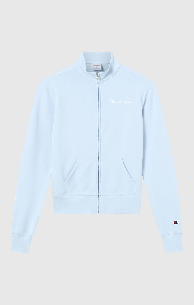Women’s Lightweight Full Zip Sweatshirt with Contrast Logo Icons