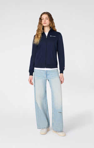 Sweat Léger à Zip Intégral avec Logo Contrasté pour Femme Icons