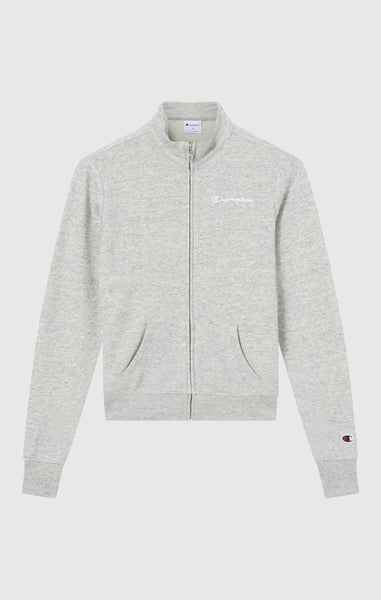 Women’s Lightweight Full Zip Sweatshirt with Contrast Logo Icons