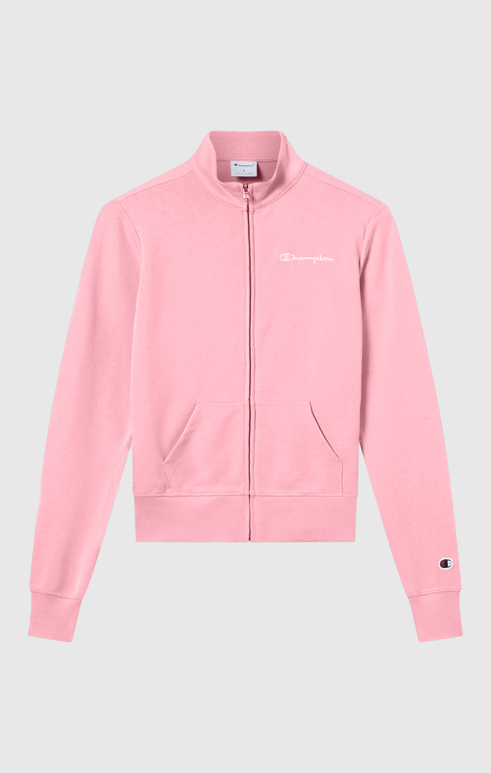 Women’s Lightweight Full Zip Sweatshirt with Contrast Logo Icons