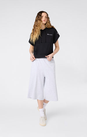 Women’s Lightweight Short Sleeve Hooded Sweatshirt Icons