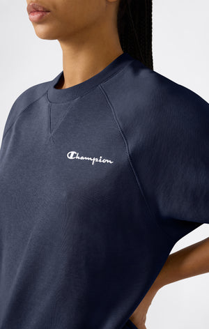 Women’s Lightweight Short Sleeve Crewneck Sweatshirt Icons