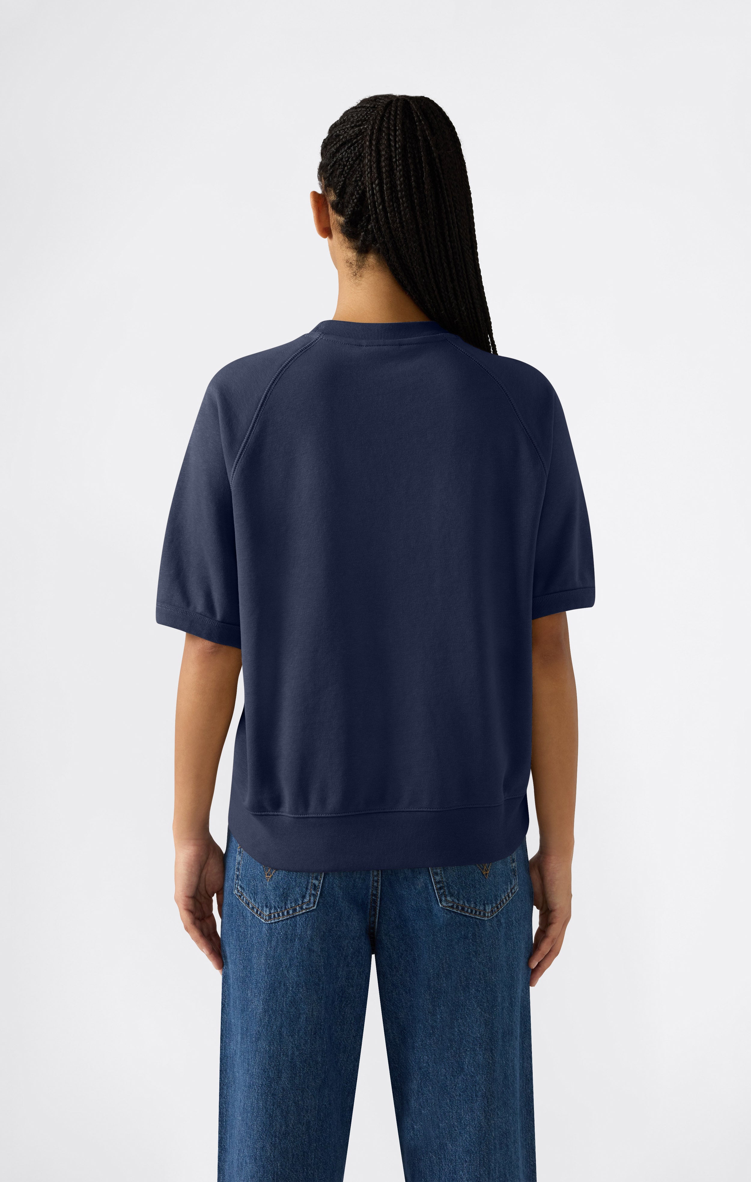 Women’s Lightweight Short Sleeve Crewneck Sweatshirt Icons