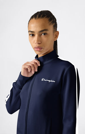 Leichte Damen Track Top mit durchgehendem Reißverschluss Icons
