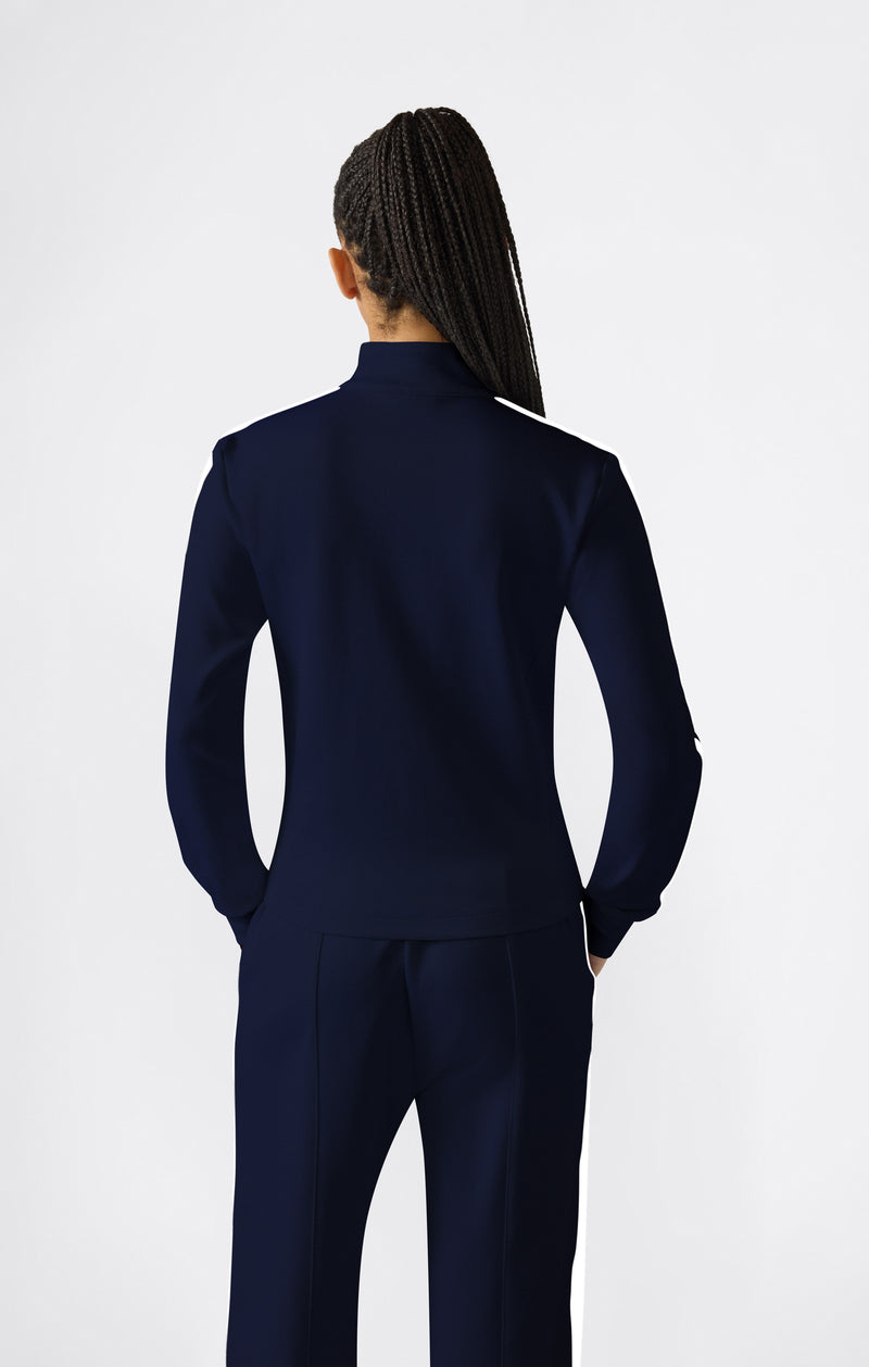 Leichte Damen Track Top mit durchgehendem Reißverschluss Icons