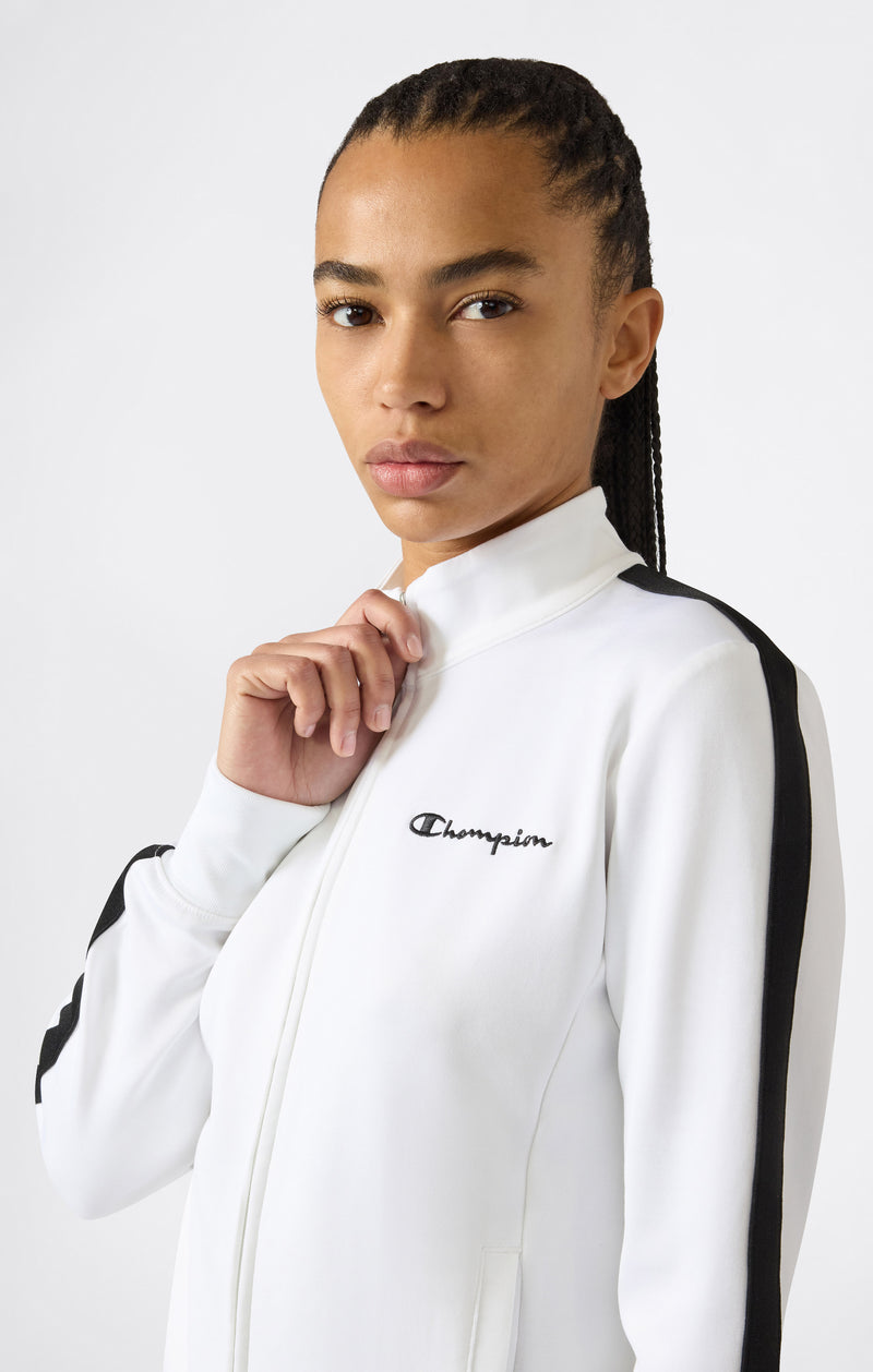 Leichte Damen Track Top mit durchgehendem Reißverschluss Icons