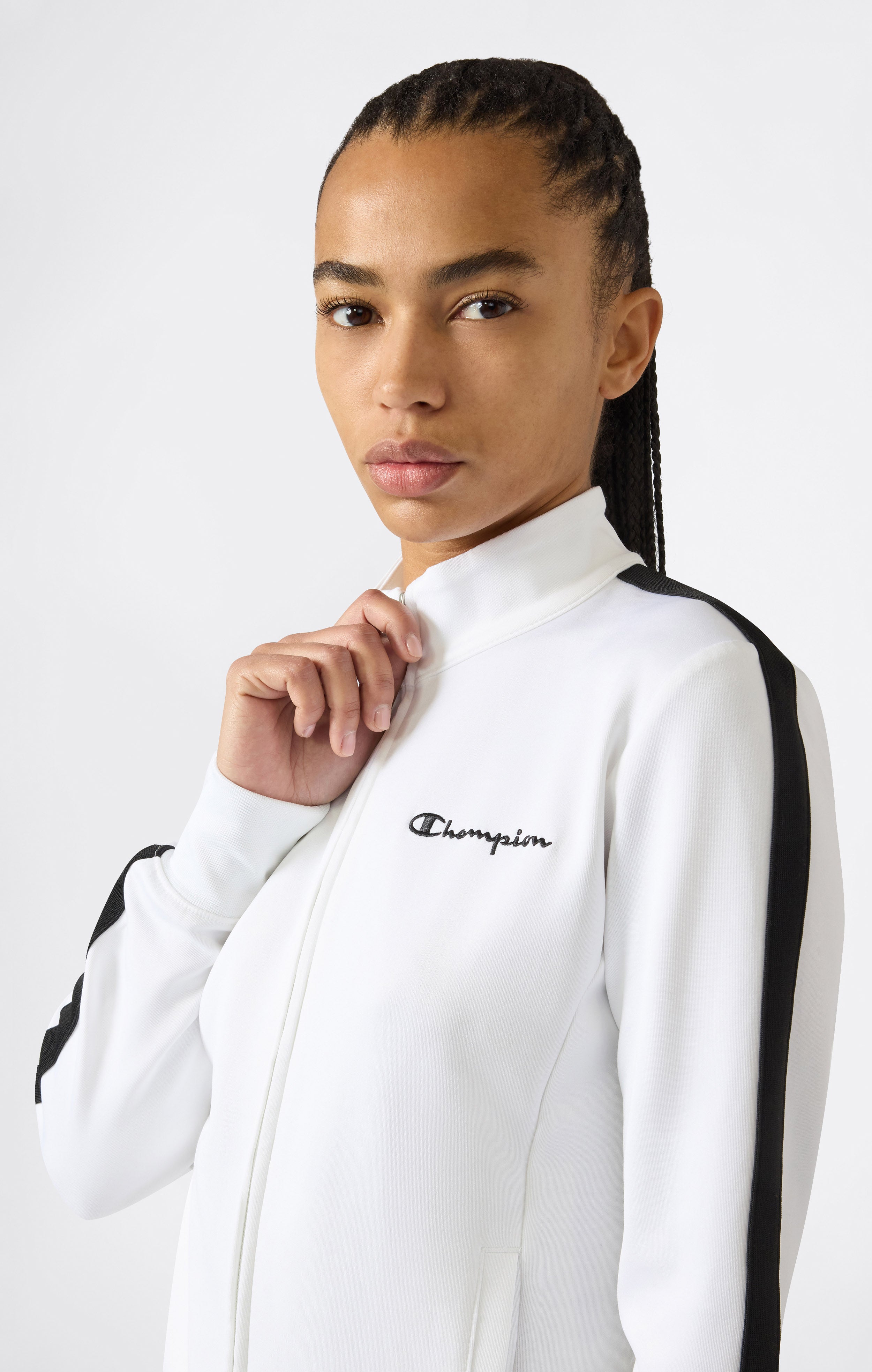 Leichte Damen Track Top mit durchgehendem Reißverschluss Icons