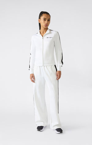 Leichte Damen Track Top mit durchgehendem Reißverschluss Icons