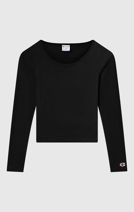 Damen Langarm-T-Shirt mit Rundhalsausschnitt