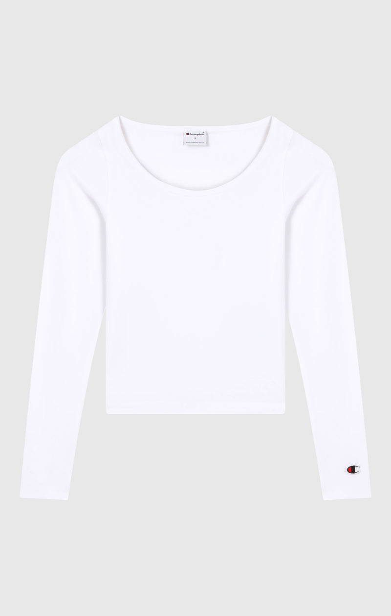 Damen Langarm-T-Shirt mit Rundhalsausschnitt