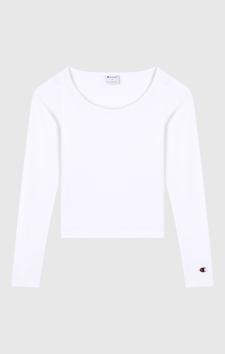 Damen Langarm-T-Shirt mit Rundhalsausschnitt