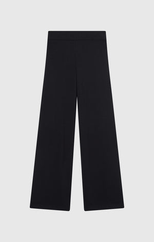 Damen Leichte Wide-Leg-Hose aus Rippstoff Icons