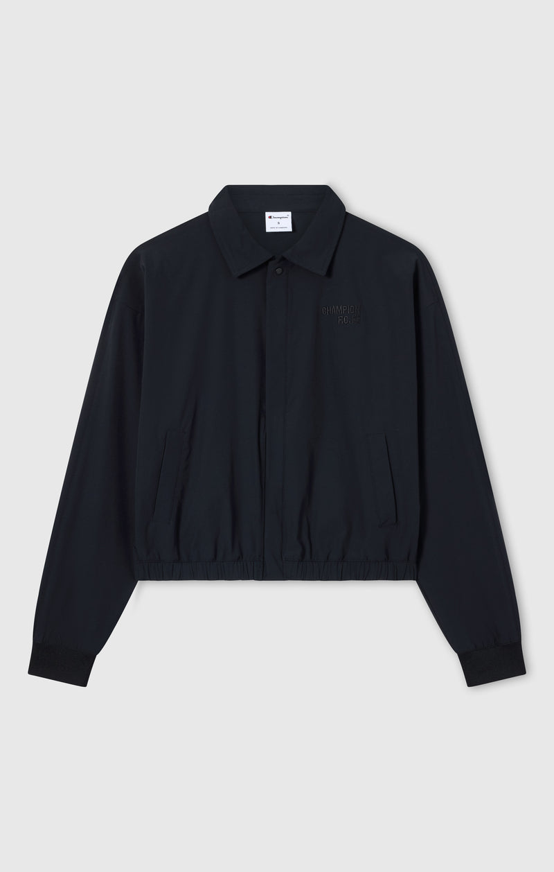 Chaqueta Bomber con Cremallera Completa para Mujer