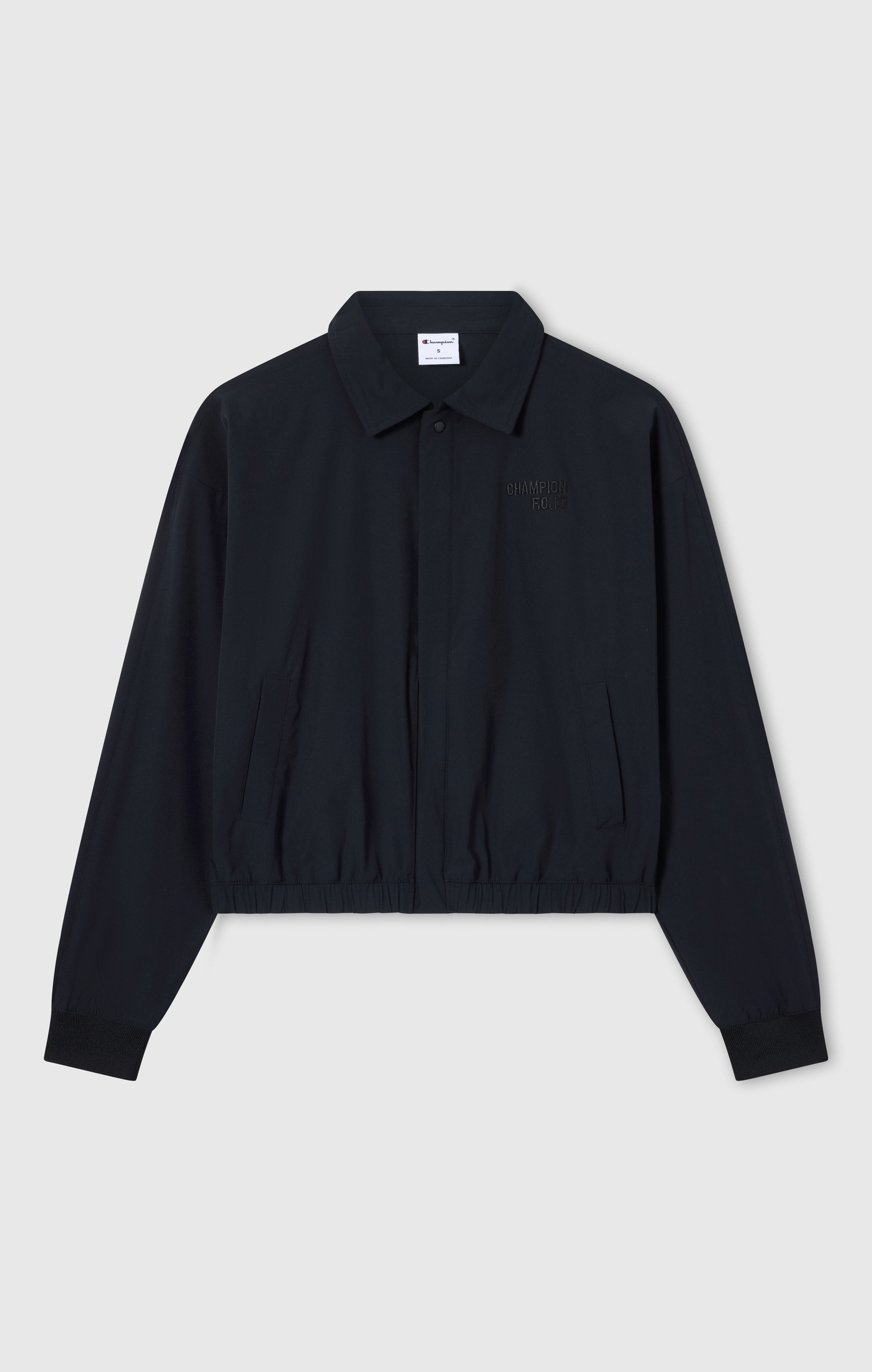 Chaqueta Bomber con Cremallera Completa para Mujer