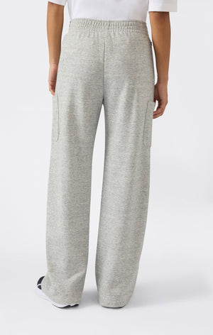 Damen Leichte Jogger-Hose aus Fleece mit weitem Bein Icons