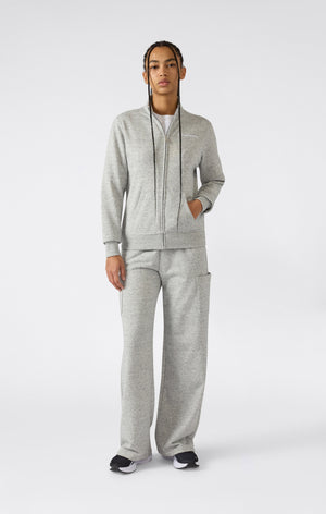 Damen Leichte Jogger-Hose aus Fleece mit weitem Bein Icons