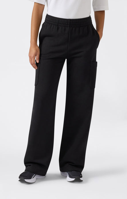 Pantalon Jogger Léger en Molleton à Jambe Large pour Femme Icons