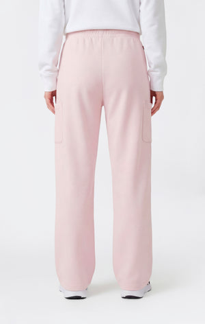 Damen Leichte Jogger-Hose aus Fleece mit weitem Bein Icons