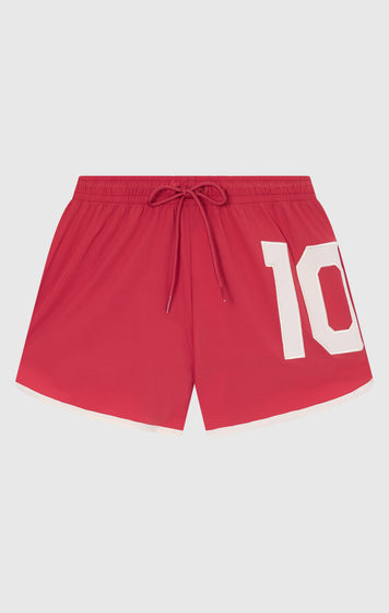 Pantalones cortos de nylon stretch para mujer