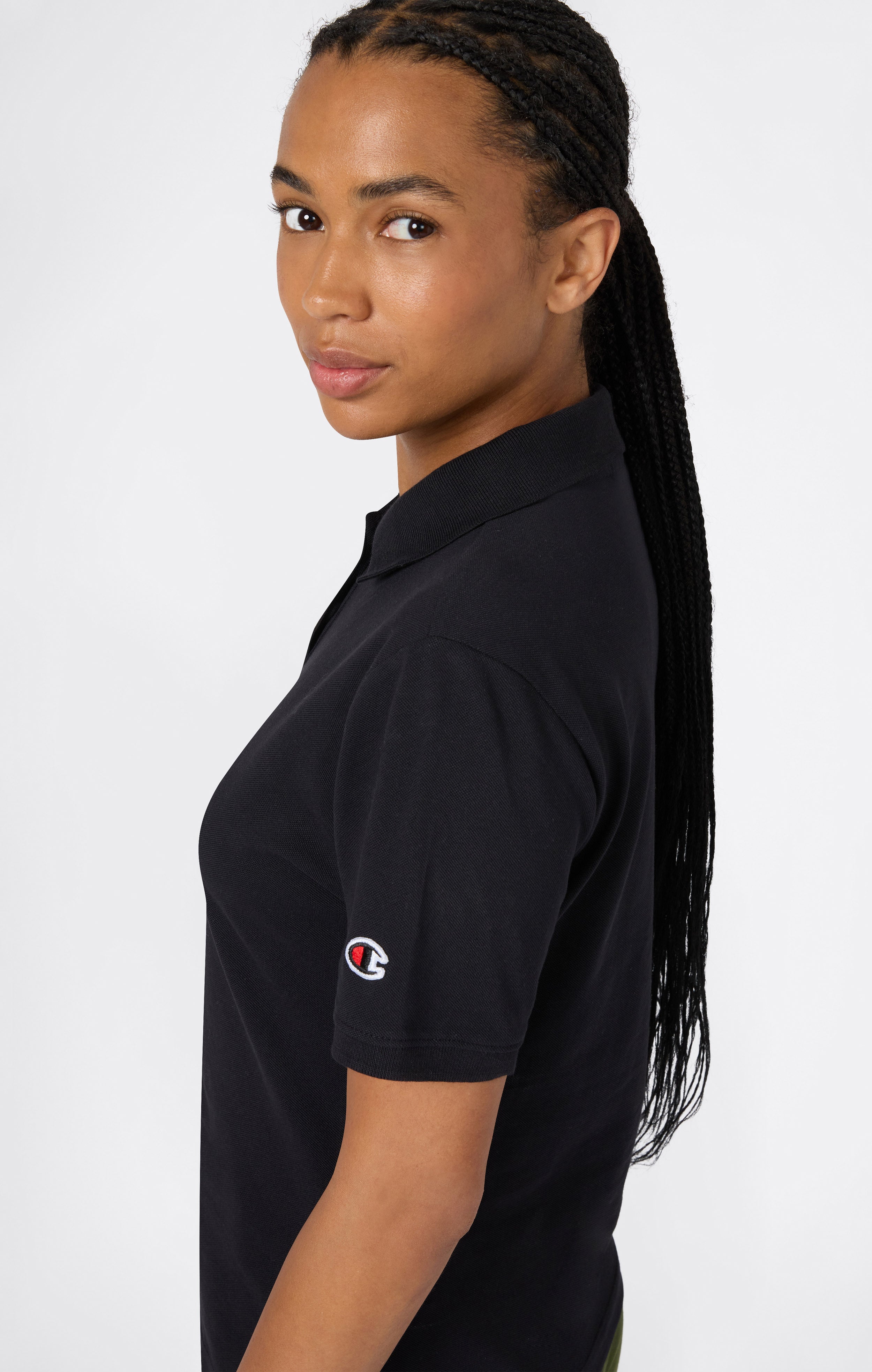 Polo in Piqué di Cotone da Donna Slim Fit Icons