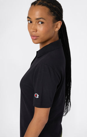Polo in Piqué di Cotone da Donna Slim Fit Icons
