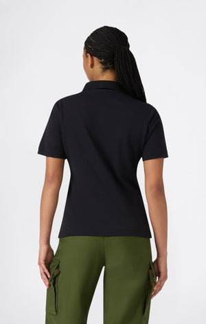 Polo in Piqué di Cotone da Donna Slim Fit Icons